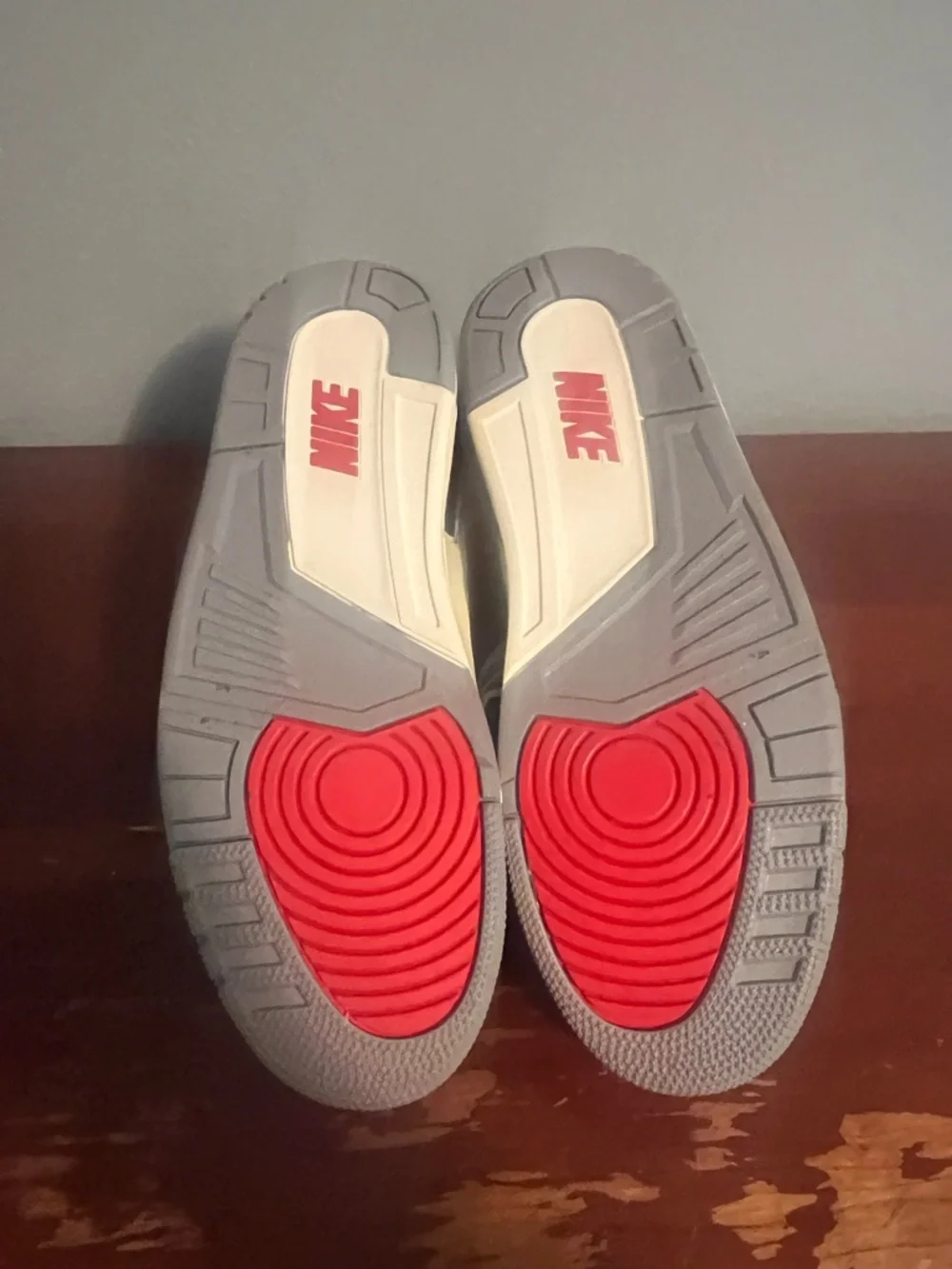 Air Jordan 3 white cement authentic men size 13 excellent condition - Picture 7 of 9